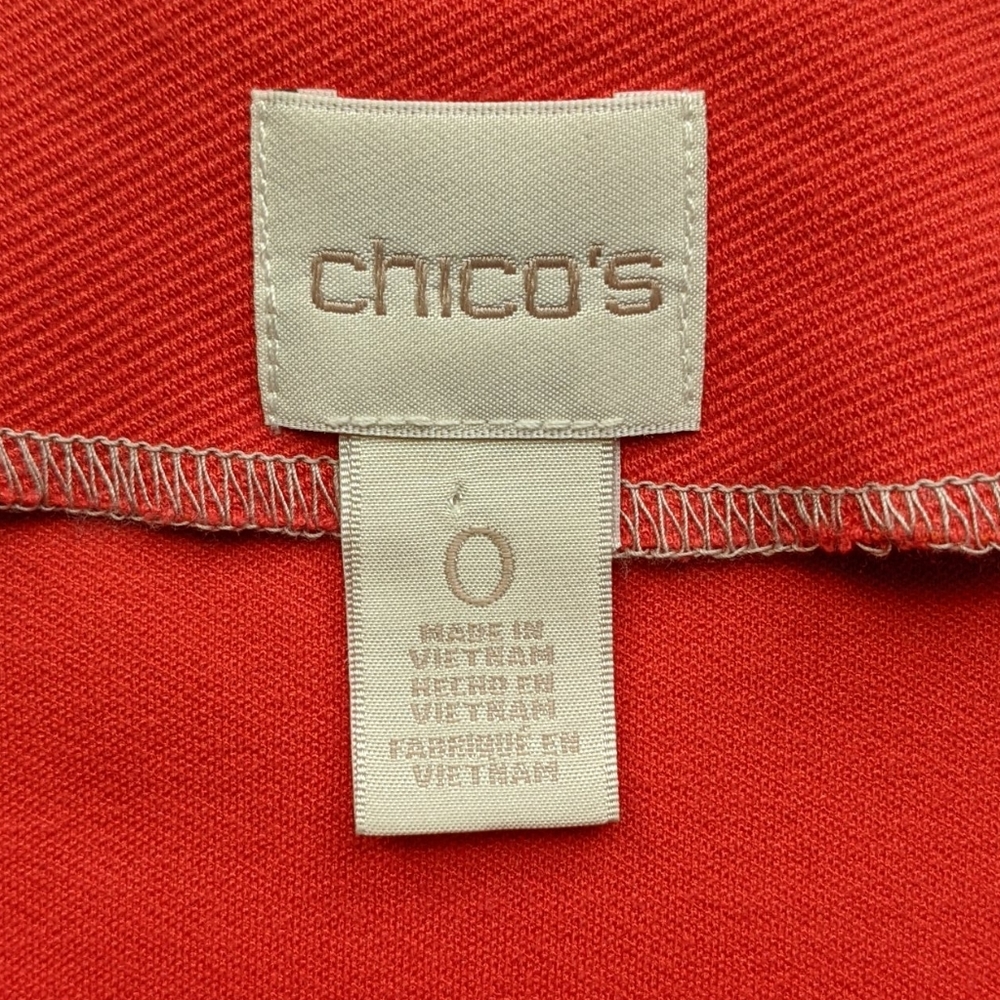 Chico's Garibaldi Twill Ponte 3/4 Jacket - Small - Picture 10 of 10